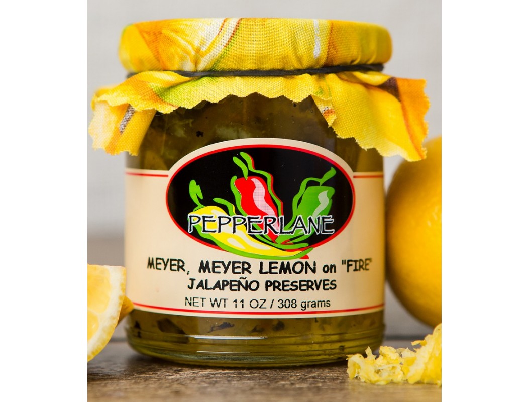 Meyer Meyer Lemon on Fire Preserves