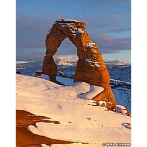 Delicate Arch with Snow 1