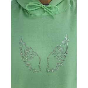 Wings Hoodie Mint Green