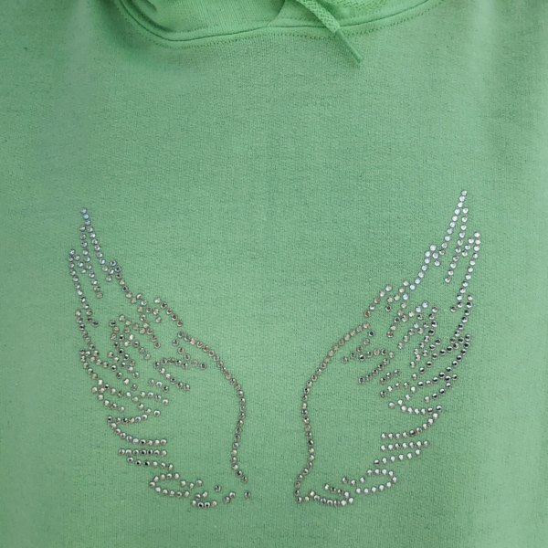 Wings Hoodie Mint Green