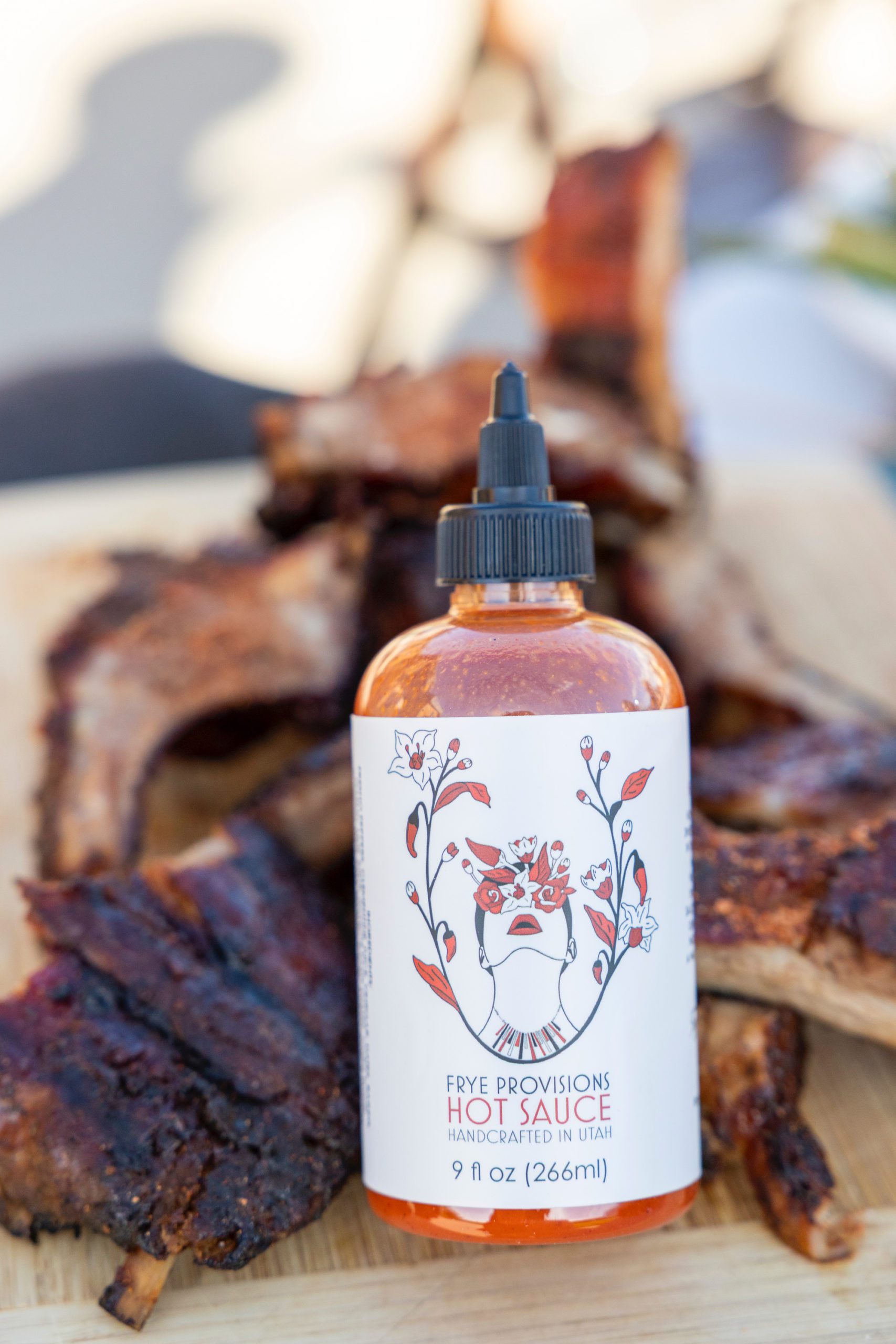 Frye Provisions Hot Sauce with Ribs scaled